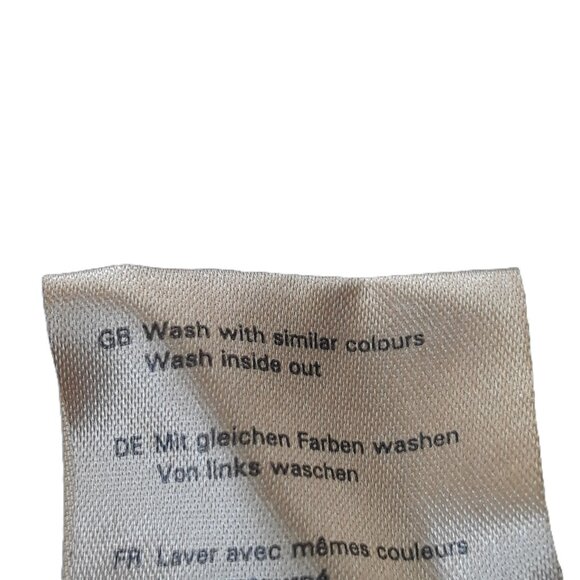 NWOT Scotch & Soda Blouse 2 Shirred Embellished 3/4 Sleeve Abstract Print Boho - Picture 11 of 11